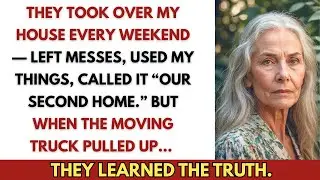 Every Weekend, My Son and His Wife Treated Our Home Like Their Own &mdash; Until a Moving Truck Arrived&hellip;
