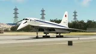TU-144 Supersonic Takeoff from Las Vegas | Harry Reid Intl Airport | MSFS 2020