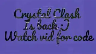 CRYSTAL CLASH IS CRAZY.....