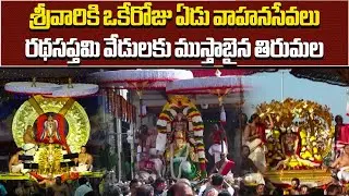 Ratha Saptami 2024 Festival Celebrations In Tirumala Srivari Temple | Samayam Telugu