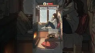 Breathe deeper in this soft lit winter room with peaceful lofi vinyl ☁️