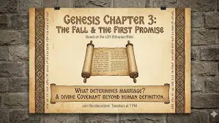 Bible Study Genesis Chapter 3!!! What determines Marriage faith or the Government???