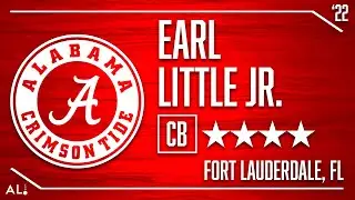 Alabama 2022 Signees: 4-star CB Earl Little Jr. Highlights