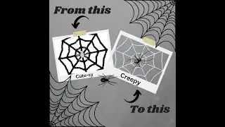 Dollar Tree Halloween Flip | From Cutesy to Creepy | Dollar Tree DIY's | Budget Friendly Decor -