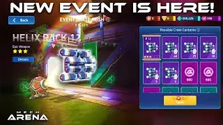 *New* Helix Rack 12 Is Here - Mech Arena Event Crate Rush