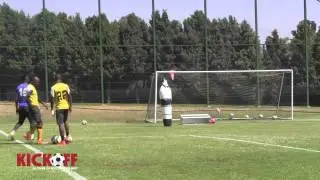 Chiefs practice their free-kicks