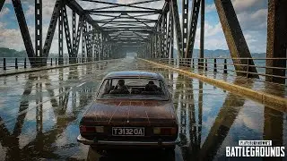 PUBG Bridge Crossing Intense Gameplay | Dacia Escape, Pro Player Strategy 
