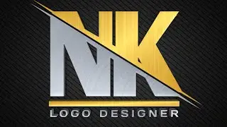 N K logo design ( Part-3)|| Professional logo in Android phone 💥