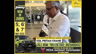 Jamkash Vehicleades unveils SUV Jimny at NEXA showroom in Jammu; On display till 7th May 2023