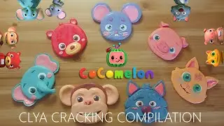 cocomelon animal clay cracking compilation 코코멜론 동물 점토 부수기 위주로 편집