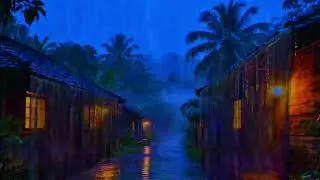 Relaxing Heavy Rain & Thunder Sounds for Deep Sleep and Stress Relief 🌧️⚡ | Better Sleep