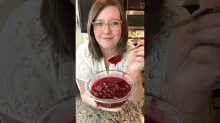 Cranberry Sauce ❤️ #thanksgiving #cranberrysauce #thanksgivingsides #hoemade #recipes