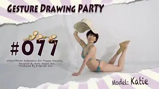 GESture DRAWing Party : #077 Katie/ケイティ　－Video/Photo Reference for Figure Drawing－