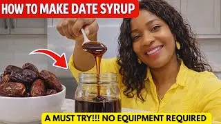 How to Make Date Syrup at Home | Natural Sweetener Recipe | Healthy Sugar Substitute