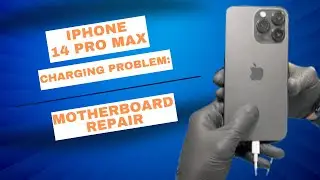 Проблема с зарядкой iPhone 14 Pro Max: ремонт материнской платы!