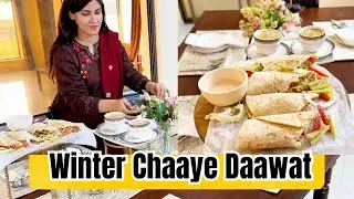 Winter Chaye Daawat | Easy Table Decor Ideas | Freezer Prep Snacks