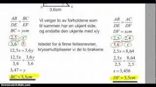 Formlike trekanter
