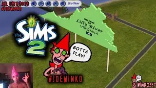Return to Lilly River   Sims 2 Live Stream Jul 18th 2018   Joe Winko