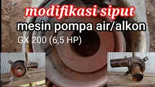 Tutorial.!! Modifikasi siput mesin pompa/Alkon tanpa memakai tabung@ sampurnane urip.