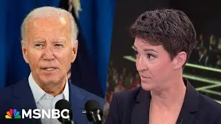 See Maddow, MSNBC panel react to Biden statement on report of confrontation with Dem leadership