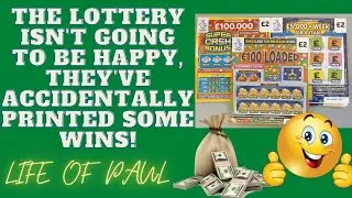 Winning lottery scratch tickets. Loving the £2 scratch cards, they're on fire and giving wins!
