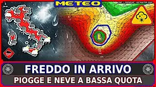 Meteo: Freddo e Neve in Arrivo &ndash; Previsioni Fino al 24 Novembre
