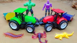 Hulk and Spider-Man Trapped in Broken Trucks | JCB Rescue Adventure for Kids