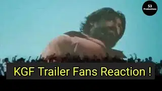 KGF Trailer Fans Reaction in Theatre| KGF Trailer Crazy Public Reaction