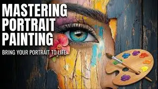 🌺When the layers start to break Part1🖌️ #art #portrait #canvas