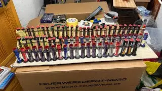 Salut-Bombenrohre - ein kurzer Vergleich Silvester 2025/2026