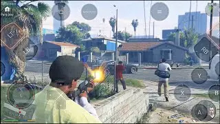 GTA 5 ANDROID MOBILE GAMEPLAY GTA 5 | CHIKII CLOUD GAMING EMULATOR