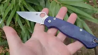 Spyderco Para 2 CPM S110V auf der Tormek T8, rasiermesserscharfe 30 Grad EDC Knife