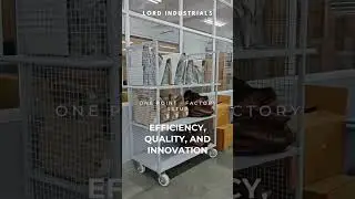 Optimized Factory Production Floor: Trolleys, Racks & Industrial Solutions by Lord Industrials