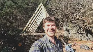 How to Install Tongue and Groove onto your A Frame Cabin  - 16x20  A Frame Cabin Build