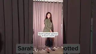 SARAH LAHBATI SPOTTED AT GUCCI EVENT APAKA GANDA! #sarahlahbati #gucci #shorts