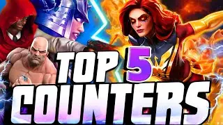 ТОП-5 ЛУЧШИХ КОНТРОЛЕЙ для ТЕМНОГО ФЕНИКСА в игре Marvel: Битва чемпионов (Вам нужны эти чемпионы!)
