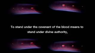 The convenant of blood of Jesus Christ 