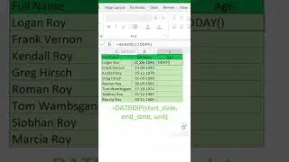 Hidden function in Excel to calculate Date Difference