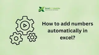 Create Number Sequence with Text in Excel | No Manual Typing Needed