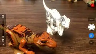 Lego Indominus Rex vs T-Rex ￼