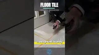 How to #Repair CRACKED TILE #DiY | tile crack | cracked tile floor | tile repairs | ceramic tile