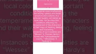 regional novels #shortsfeed #english #historicalperiods #education #youtubeshorts