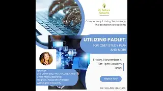 Snapshot 78-Padlet and Facilitation of Learning using Technology presented by Dr. Lisa Drews