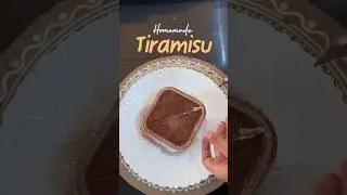 Homemade tiramisu | easy no-bake coffee dessert