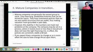 Session 17: More excursions on the dark side of valuation