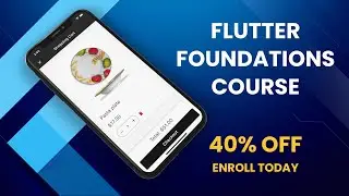 Flutter Foundations Course is now LIVE