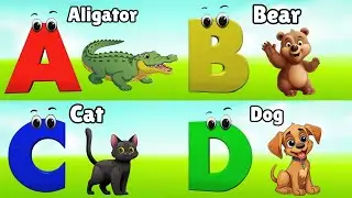 Animals Alphabet Song for Kids | Phonics for Kids | Learn ABC | Alphabet Letters | Baby