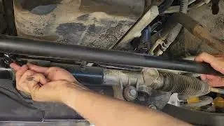 03 Ram 3500 2WD Rack n Pinon Замена гидравлической передаточной трубы