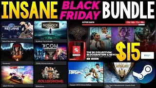 INSANE BLACK FRIDAY STEAM GAME BUNDLE - 12 GAMES FOR $15 + MORE Black Friday STEAM Game DEALS!