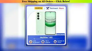 Global version realme 14X smartphones 5G Android 15 Dimensity 6300 5G Chipset 50MP AI Camera 120Hz